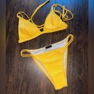 LA Hearts Women’s Yellow Bikini